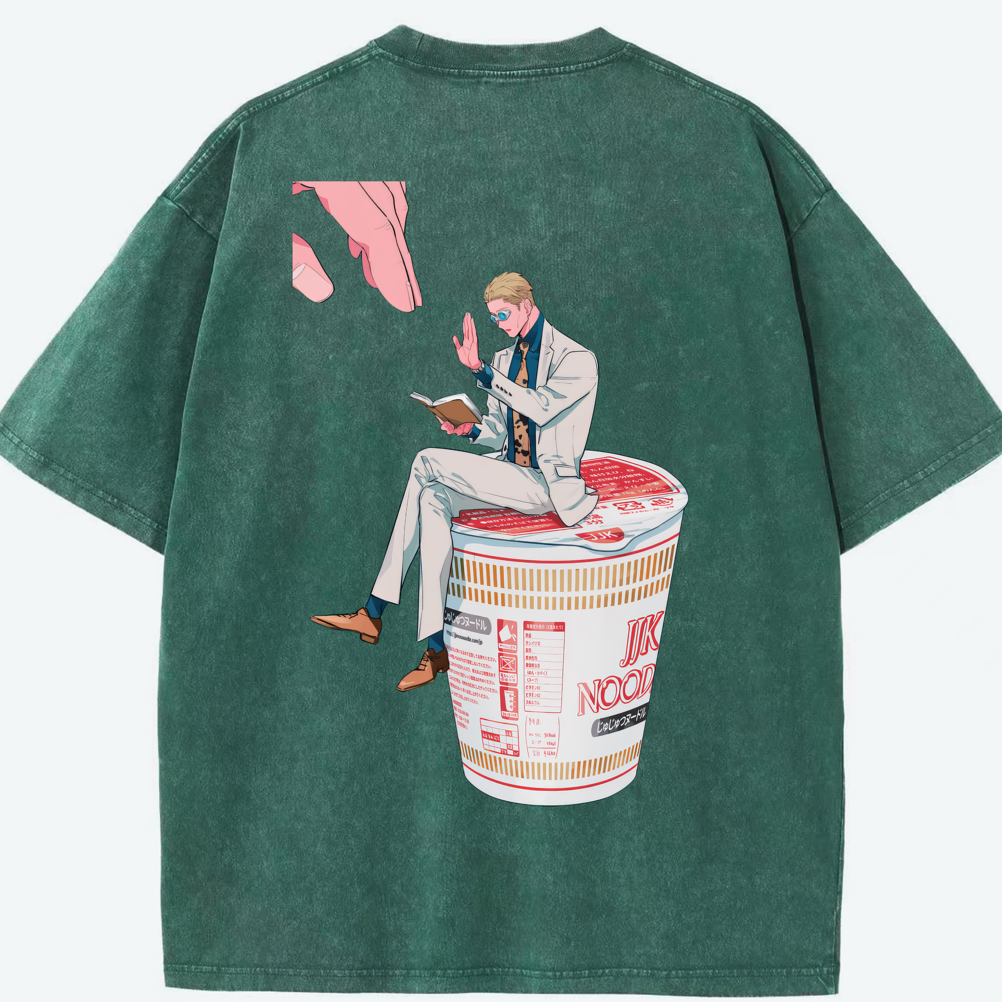 （画像用） 呪術廻戦 Jujutsu Kaisen 綿100% ヴィンテージ風 半袖Tシャツ（背面プリント）